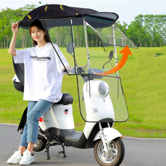 Bike Cover Canopy,Portable Bicycle Motorcycle Shed Waterproof,Sunscreen Windshield A