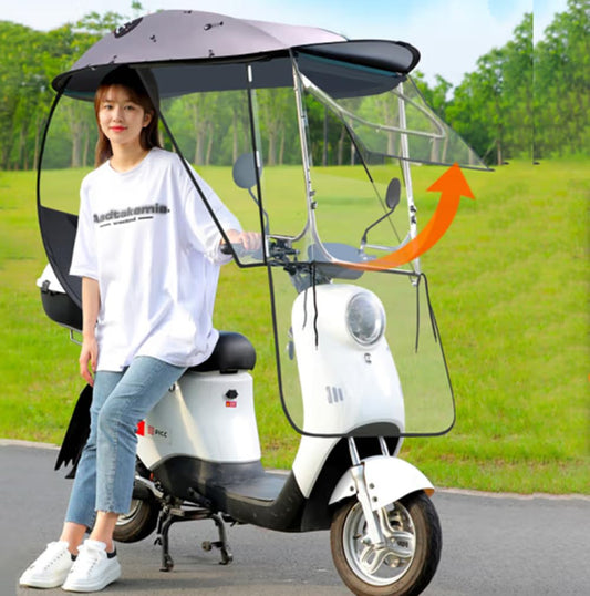 Bike Cover Canopy,Portable Bicycle Motorcycle Shed Waterproof,Sunscreen Windshield A