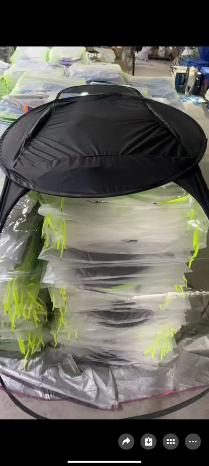 Full-Coverage Windproof Canopy for E-Bikes & Mopeds